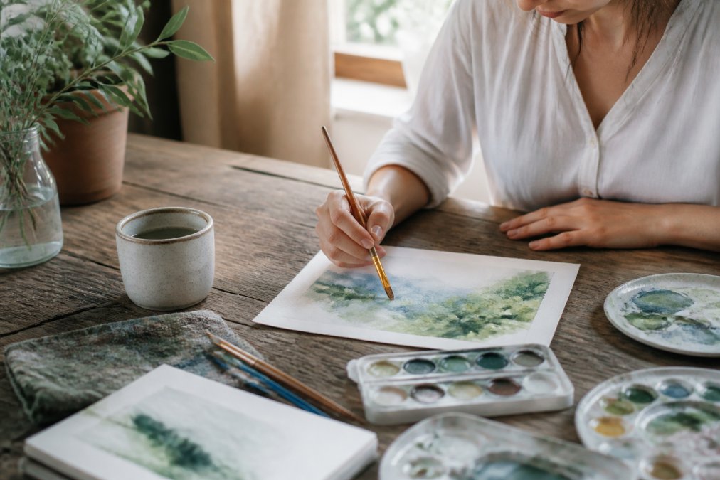 Why Watercolor Art Inspires Mindfulness