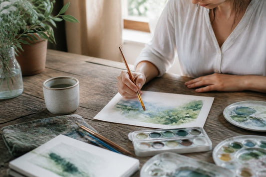 Why Watercolor Art Inspires Mindfulness