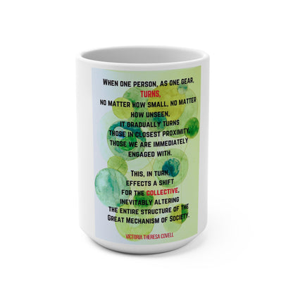 One Person As One Gear Mug 15oz