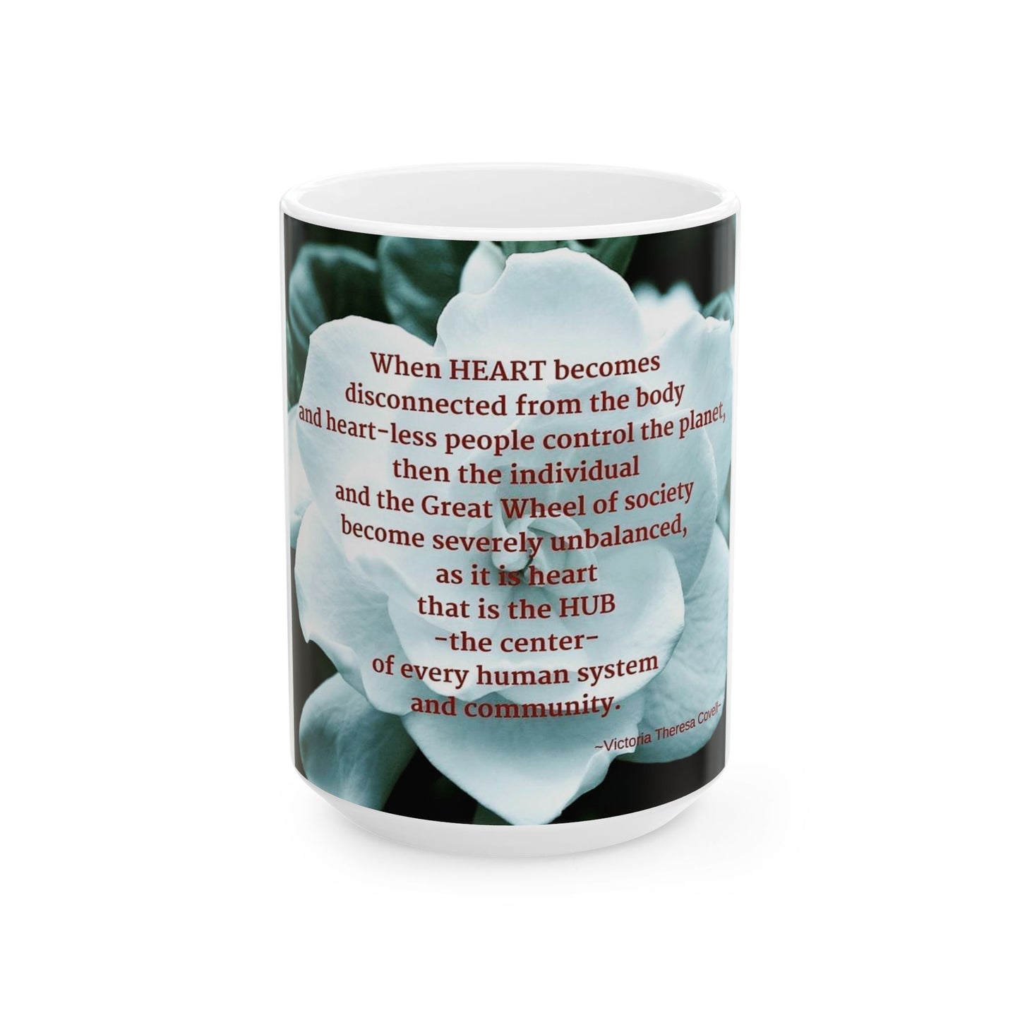 Heart Centered Living Mug – 15 oz
